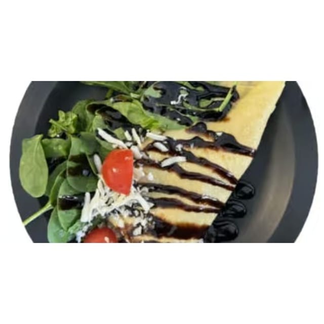 Tomato Mozzarella Crepe.